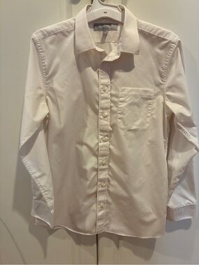 Nordstrom Boy’s White Button-Down Dress Shirt Size 16